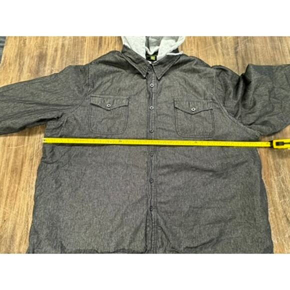 BOULDER CREEK TRADING CO. 5XL Quilted Jacket , Button Up, Removable Hood - Picture 8 of 11